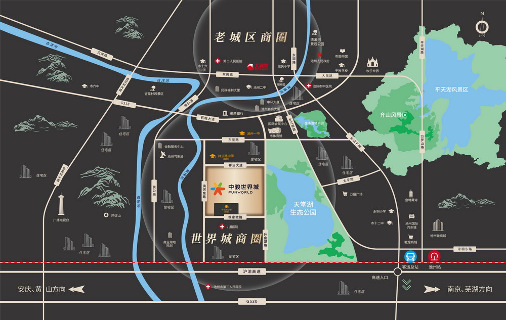 区位图